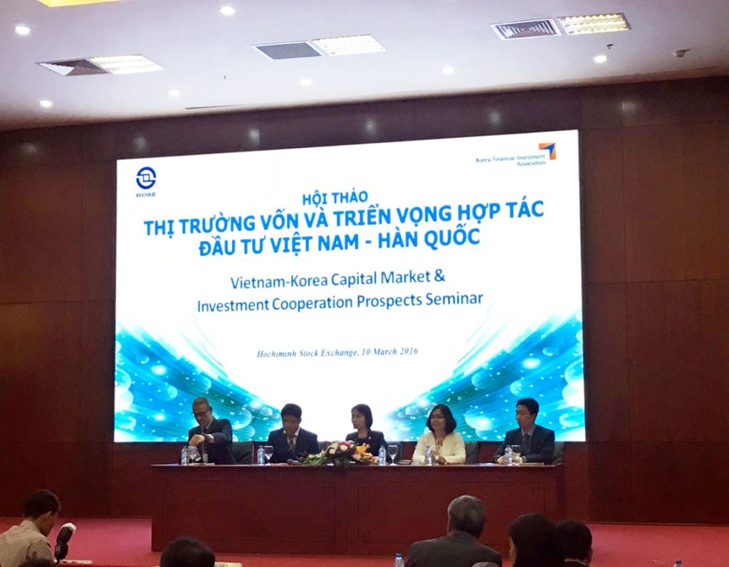 CEO Thuan Nguyen Speaks at “Vietnam-Korea Capital Markets & Investment Cooperation Prospects Seminar”, Ho Chi Minh City, 10th March 2016 